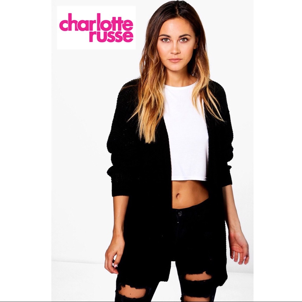 CHARLOTTE RUSSE Textured Cardigan